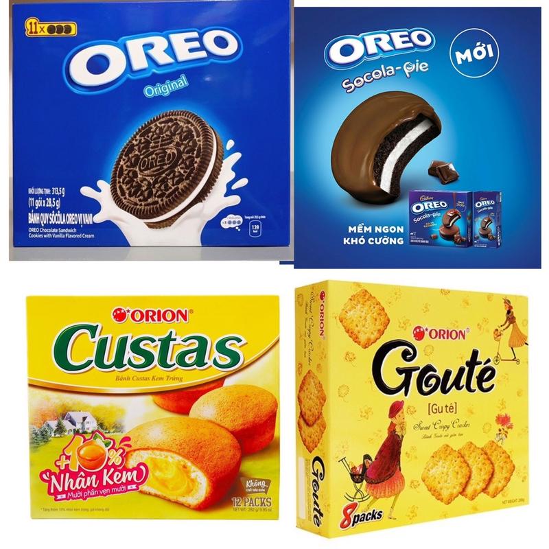 Bánh Goute Orion Custas Oreo bánh quy Oreo nhân dẻo