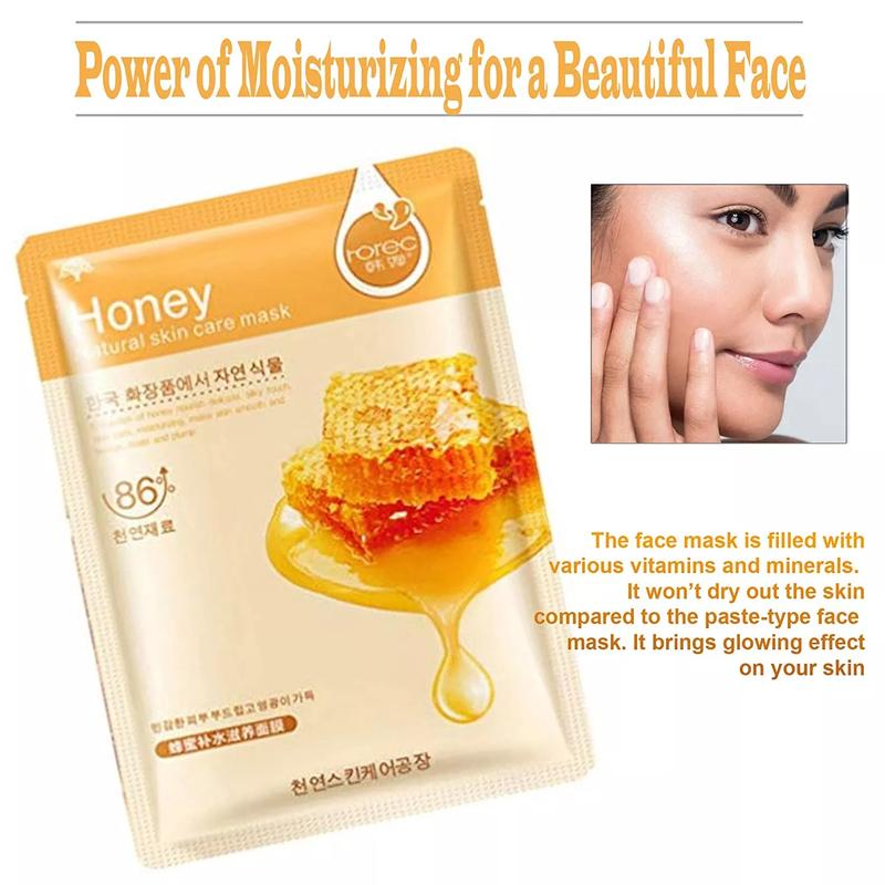 Moisturizing Korean Refreshing Hydrating Sheet Face Masks All Skin Types Facial Hydrate Skincare Facial Mask Smooth Moisture Moisturize Skin Repair 6