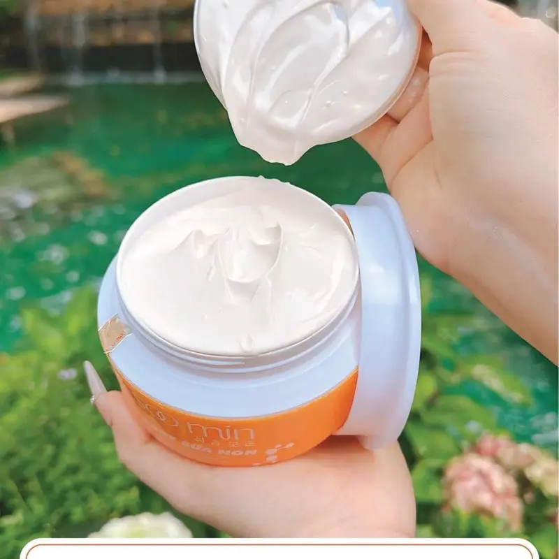 Combo 2 Hộp ￼Kem Body  Sữa  Non  Soon Min Hàn Quốc Giúp Trắng Da , Phục Hồi Da Hư Tổn, Chống Nắng 4