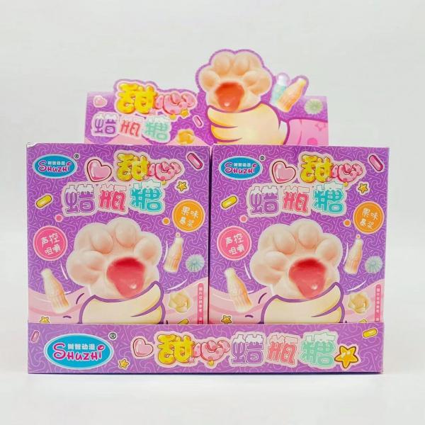 Product Introduction of Casual Sandwich Snack Wax Bottle Sugar New Candy Fruit Flavor Sandwich Jam Candy 1