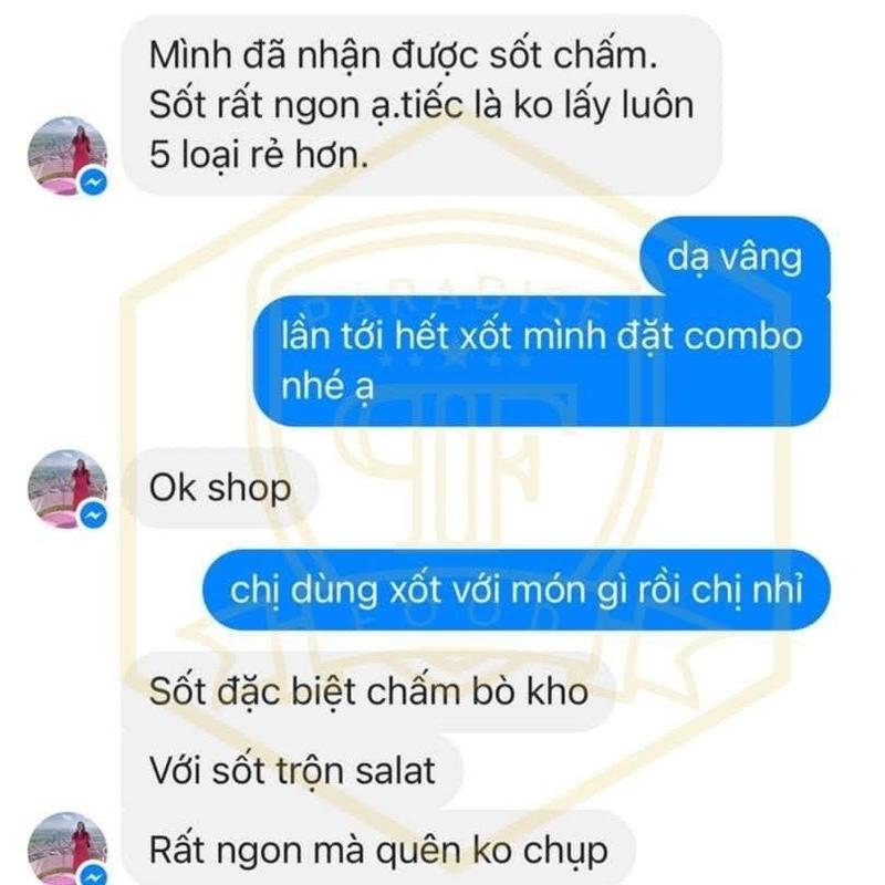 Xốt chanh leo Paradise - Chai 330ml - 100% chanh leo tươi, chua ngọt dịu nhẹ  - Dùng cho các món salad rau, hoa quả và chấm các loại hải sản,áp chảo - Nước Sốt, Gia Vị 5