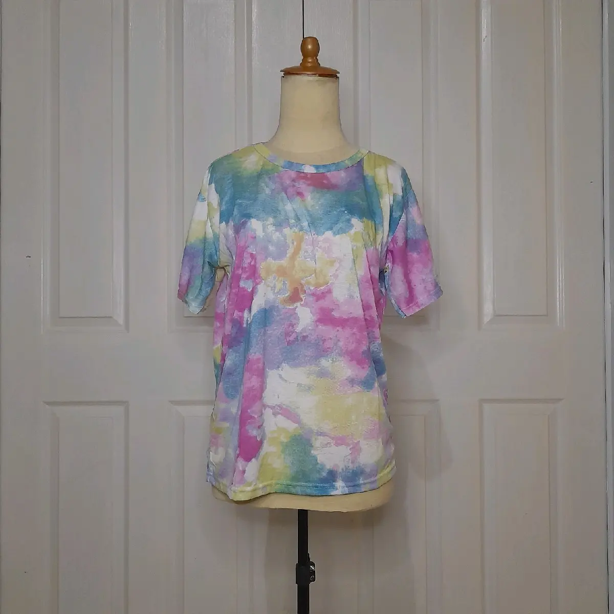 Kaos Cotton Candy (Tie Dye) Warna Abstrak