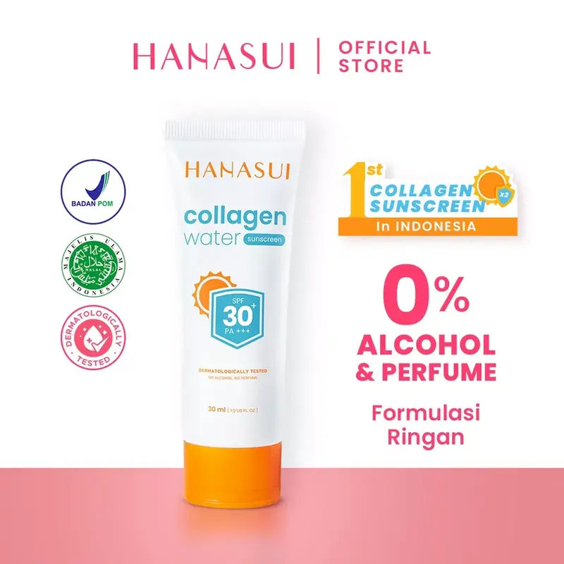 Hanasui Collagen Water Sunscreen SPF 30 PA++++ 0