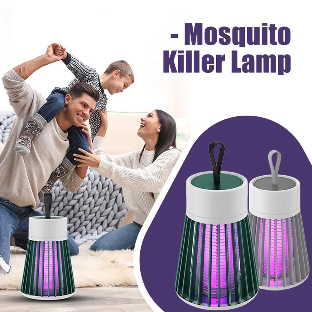 Camping Lighting Mosquito Killer Lamp Badminton Electric Killer USB Mosquito Repellent Silent K5R1