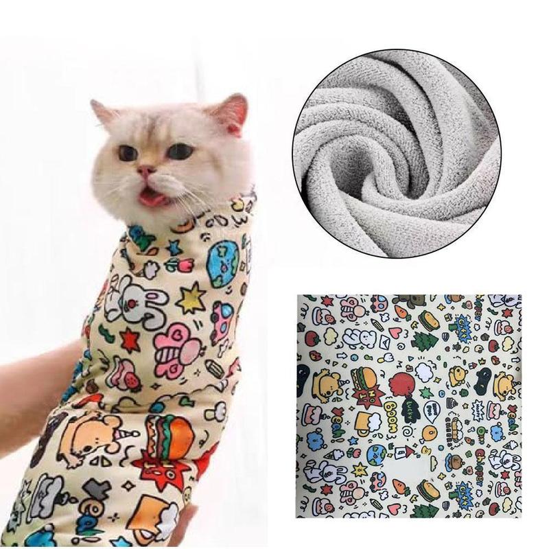 Cat Wrapping Cloth Cute Pet Hundred Cloth Cat Fixed Magic Cloth ...