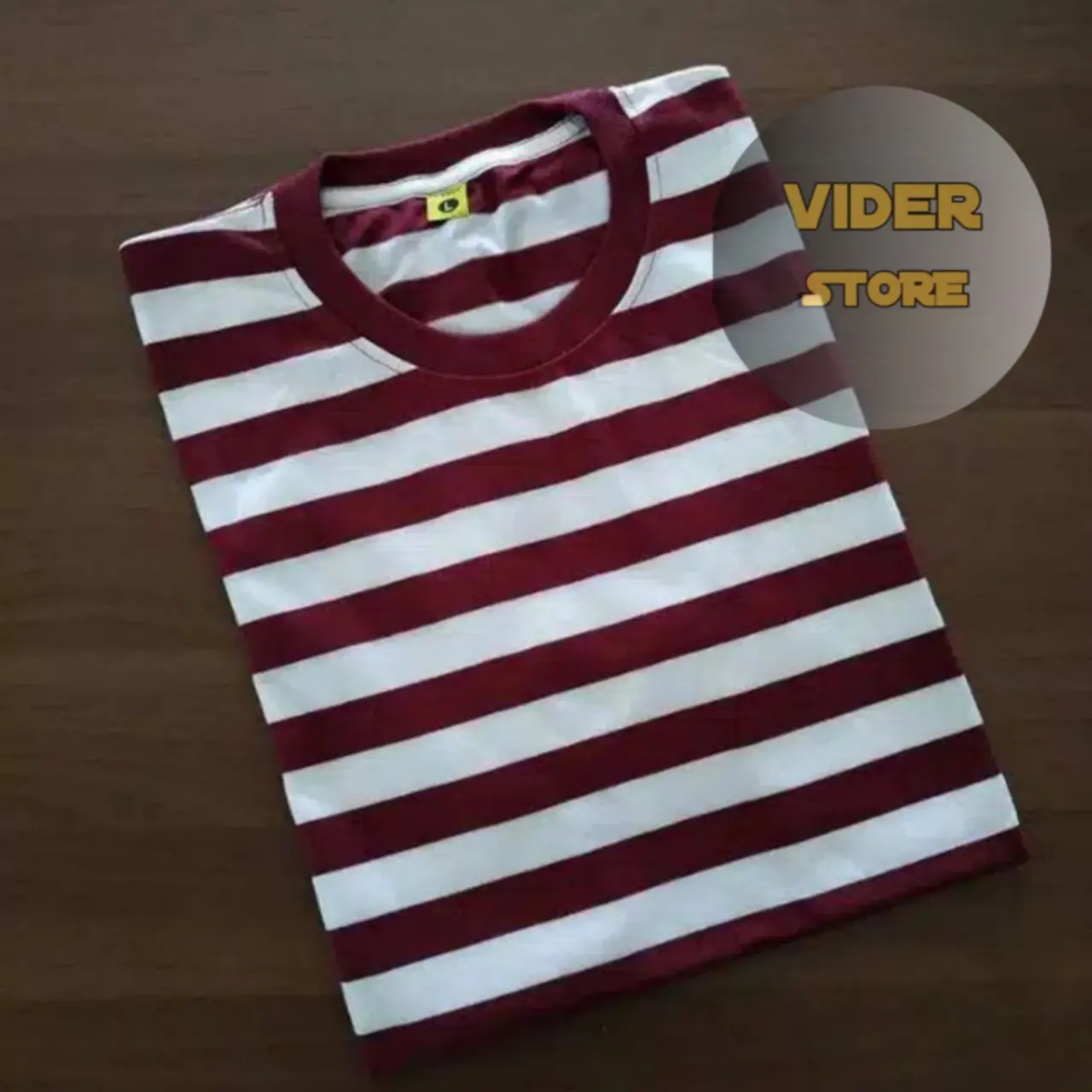 Kaos stripe pria wanita dewasa tebal adem keren 30 VARIAN WARNA terbaru Baju  Tangan  Pendek  Katun Combed