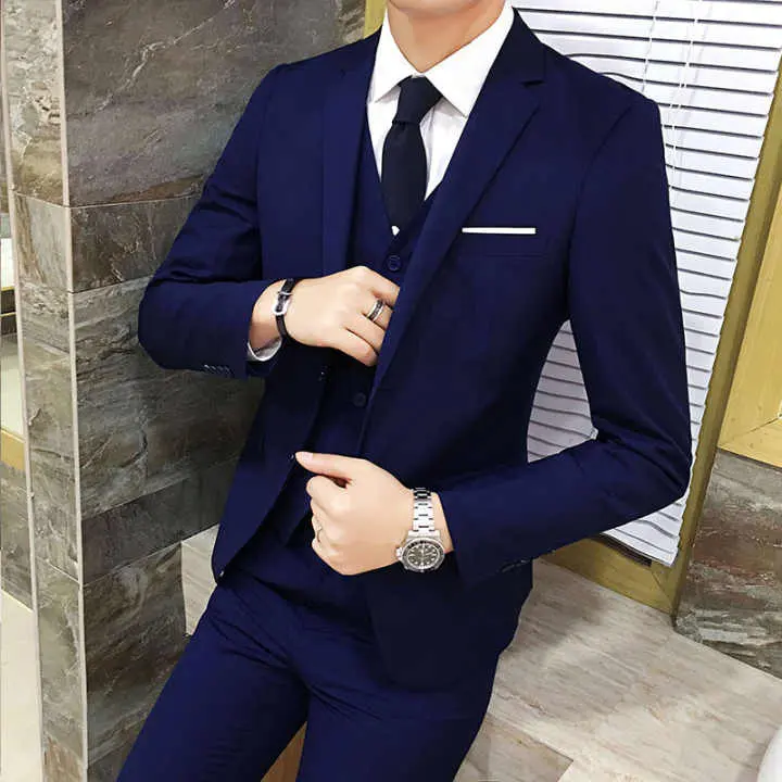 SETELAN JAS BLAZER FORMAL PREMIUM PRIA - 5 IN 1 1
