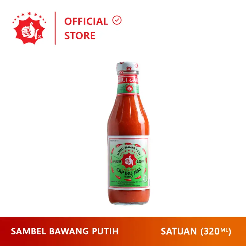 Sambal Cap Ibu Jari Jempol Bawang Putih 320ml 0