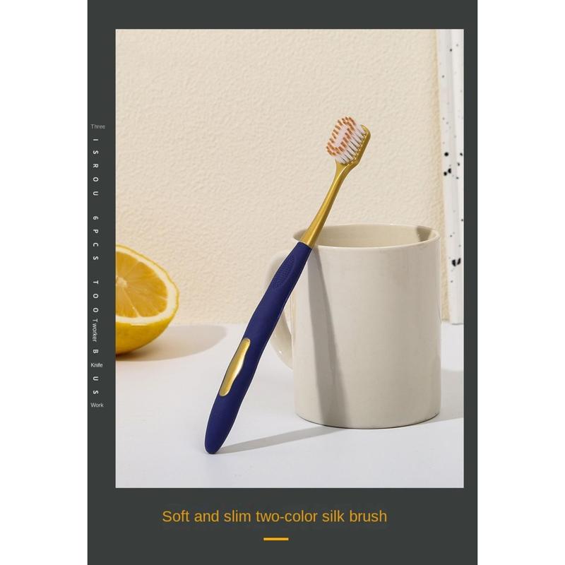 Product Introduction of 6/12/18Pcs New Ultra Soft Toothbrush Wide Head Ultra-Fine Bristles Household Toothbrush Set Anti-Slip Handle Deep Cleaning Oral Hygiene Daily Gum Health 24