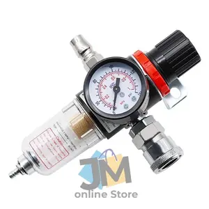 POWONE Air Filter Regulator atau Saringan Kompresor Ar2000 Afr2000 Afc2000 Plus Coupler Sm Dan Pm