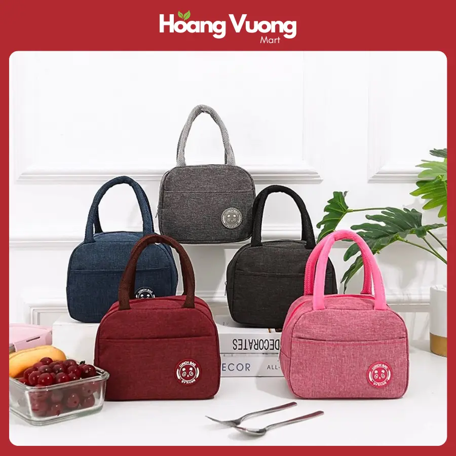 Túi giữ nhiệt 3 lớp đựng cơm hộp văn phòng, sinh viên chống thấm nước