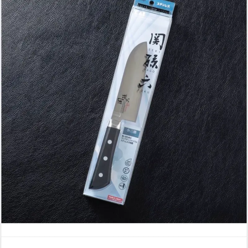 Dao santoku Honoka KAI Nhật Bản không gỉ, lưỡi dài 145mm - Sản phẩm chính hãng từ Nhật Bản 3