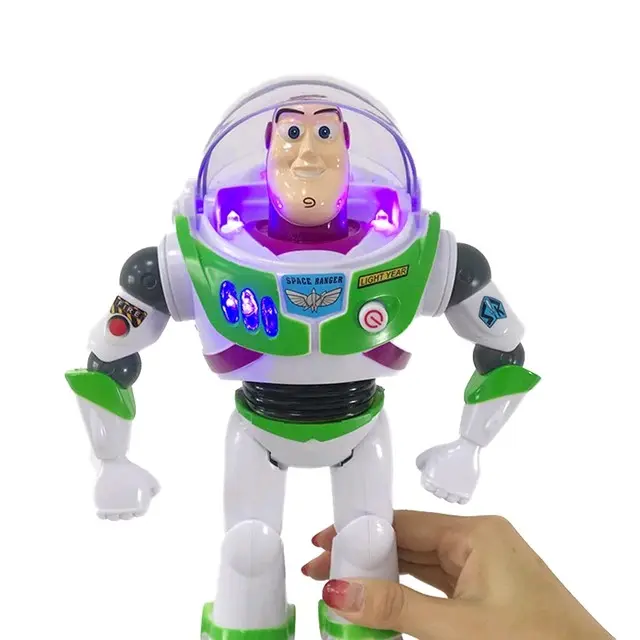Mainan Robot buzz Toys story  anak  bisa jalan lampu dan suara Girl