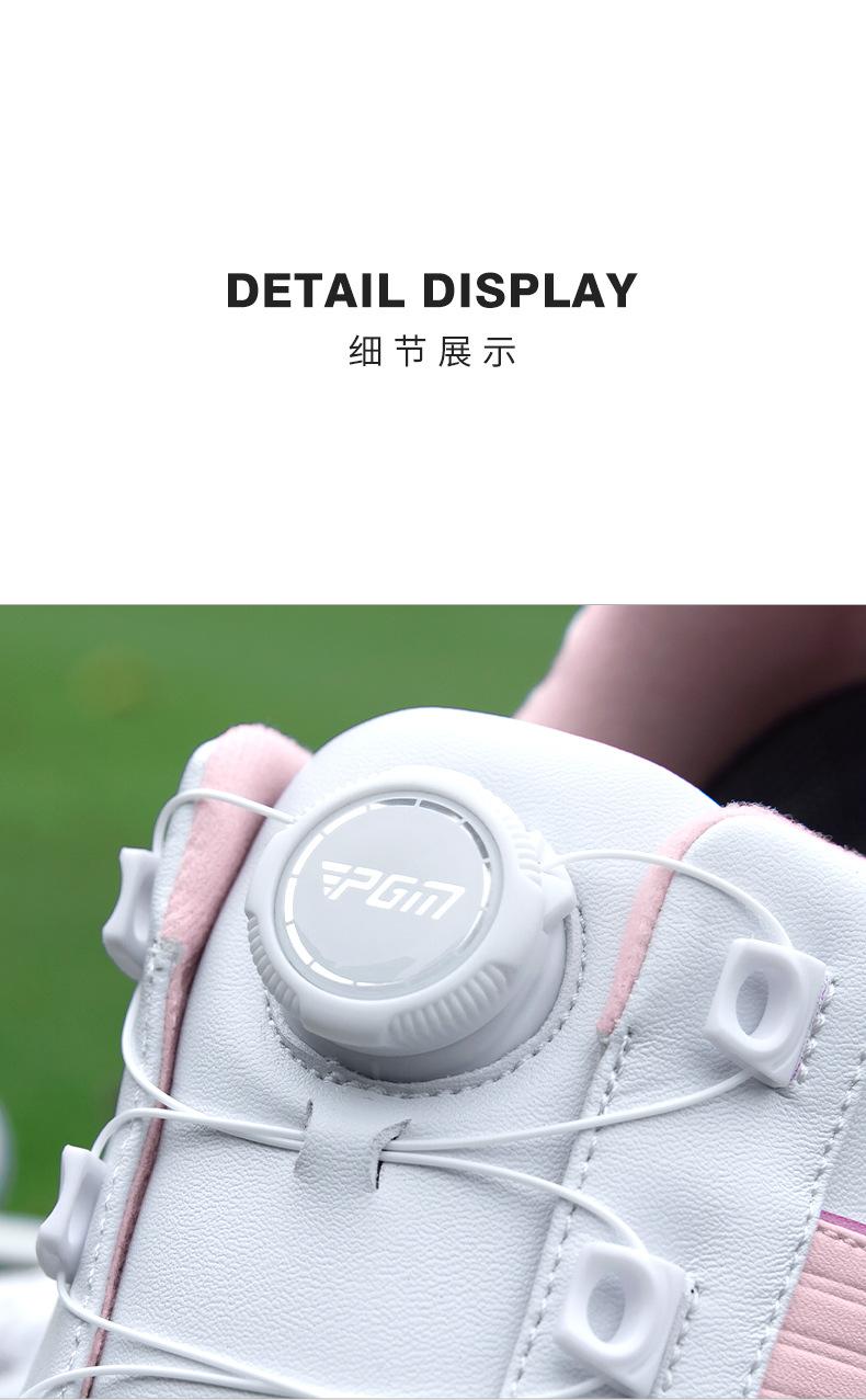 Product Introduction of [P] golf shoe women's casual sneaker knob shoelace nail-free shoes golf women's shoes waterproof shoes xz341 24