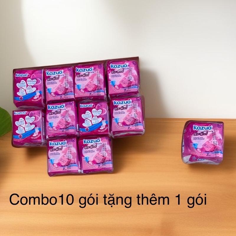 Combo 10 gói Băng vệ sinh có cánh dùng cho ngày kinh nguyệt nhiều bề mặt tơ tằm thiên nhiên kháng khuẩn khử mùi thấm hút chống tràn cực tốt.Hương bạc hà siêu mát có cánh dài 23 cam