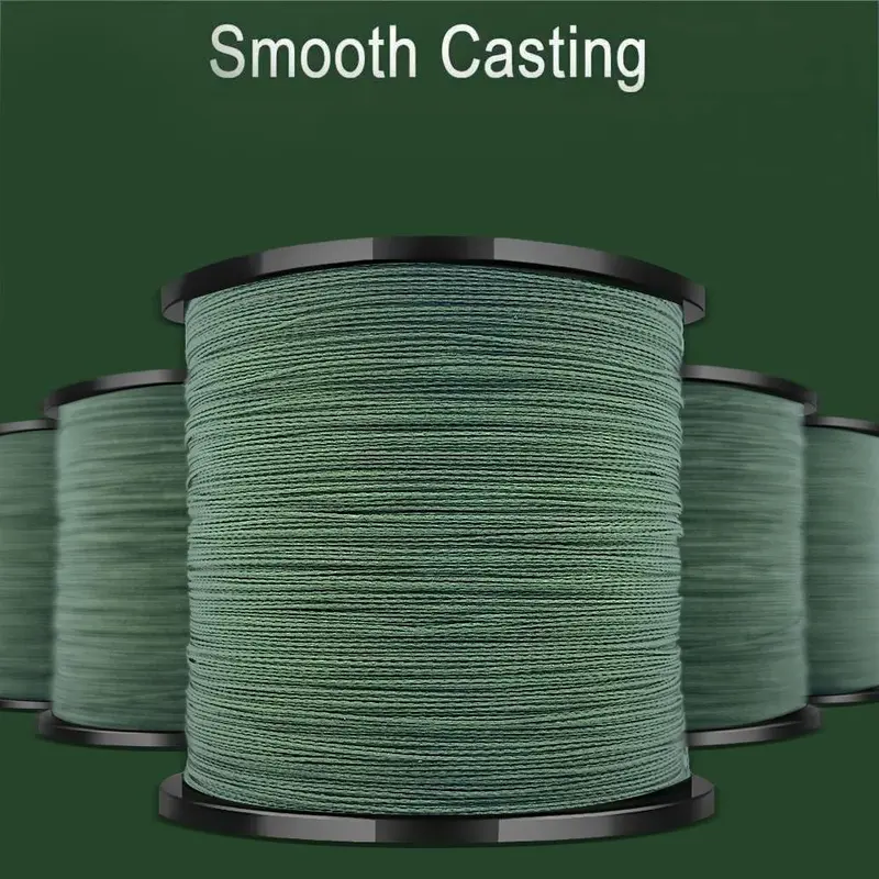 LineThink GOAL 300m/328yds Durable 4-strand Multifilament PE Braided Fishing Line – Super Strong, Anti-Abrasion, Smooth Casting, Lure Sea Fishing Tackle, Christmas Gift 8
