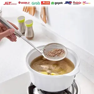 saringan serokan minyak / grease filter oil stainless / hot pot soup filter / saringan dapur