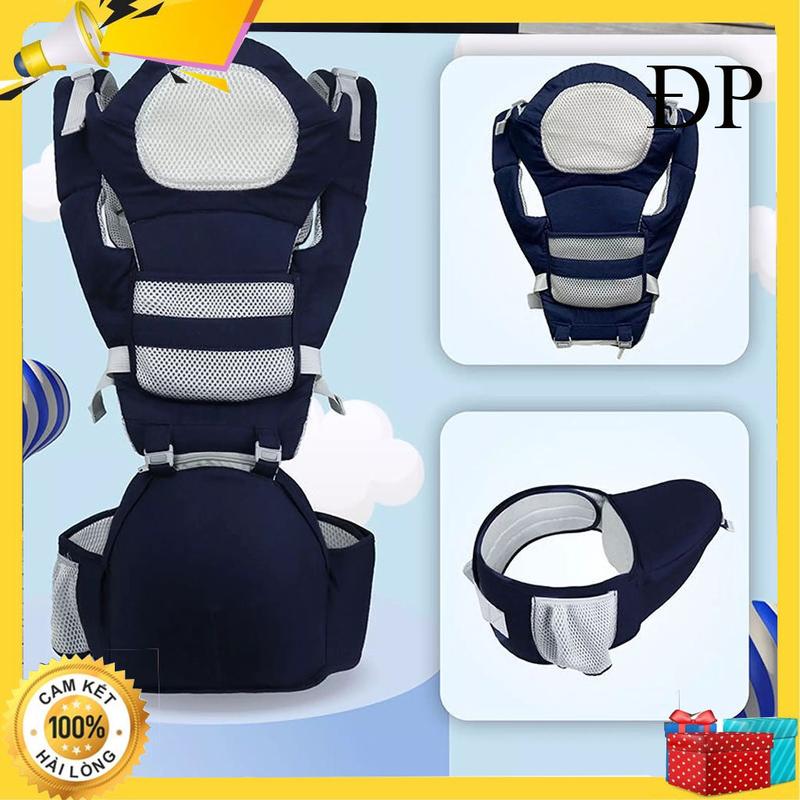Địu em bé cao cấp có ghế chống gù, đai địu ngồi trẻ em đa tư thế êm ái thỏa mái cho mẹ và bé, điệu êm giúp cha mẹ không bị đau vai lưng khi ăm con lâu