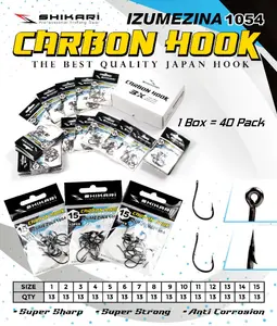 MATA PANCING / KAIL SHIKARI CARBON HOOK 1053 1054 CHINU IDUMEZINA PER BUNGKUS MURAH BERKUALITAS ISI BANYAK