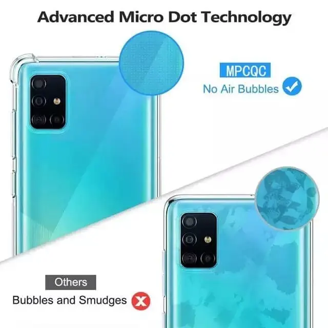 ANTI CRACK SAMSUNG A71 l A51 l A31 SOFTCASE BENING TRANPARANT  FULL SOFT Plastik TPU 3