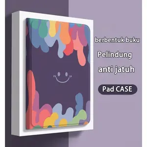 Tablet Case For ADVAN Sketch3 10.1" VX LITE 10.4"  Tab V8 8.4" VX NEO 10.1" XTab 8" Tab A10 10.1"Casing Dengan Pelindung Anti Jatuh hitam Silikon Bumper Premium Desain Penutup Cover