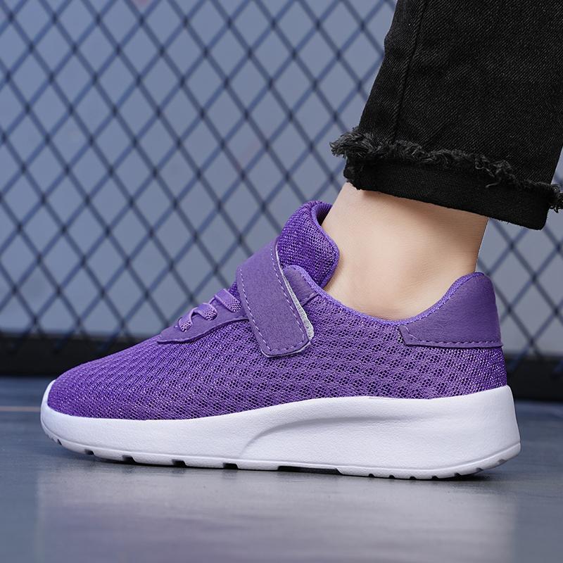 Product Introduction of Sport Kids Girl Shoes Breathable School Children Casual Shoes Soft Sole Pink Non-slip Children Running Sneaker 16