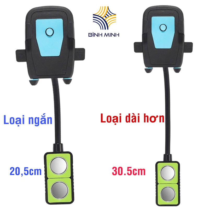 Giá đỡ điện thoại máy may, kẹp giữ điện thoại có gắn nam châm xoay 360 độ chống sốc Nhựa