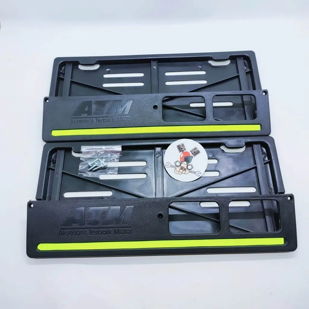 cover plat/dudukan plat nomor variasi - tatakan plat nomor motor variasi warna universal