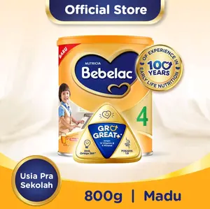 BEBELAC 4 MADU 800 GRAM SUSU FORMULA Bubuk