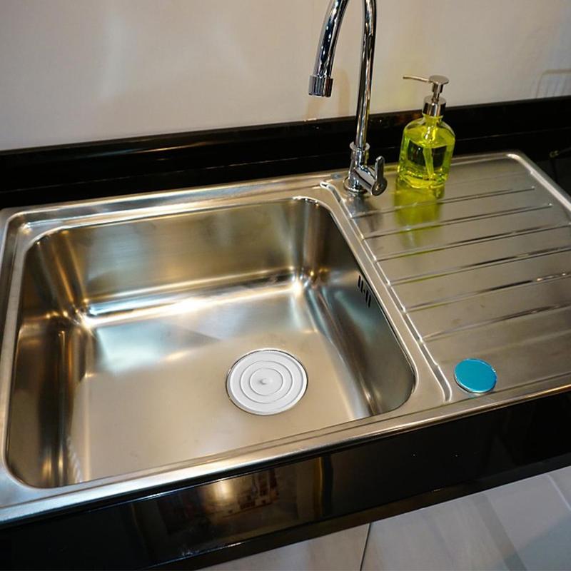 Product Introduction of Large Silicone Bathtub Stopper Leakage-proof Drain Cover Sink Hair Stopper Tub Flat Plug Stopper Bathroom Kitchen 11cm 4.3" 12