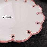 Gambar Piring Keramik Cantik Korea Design Retro Vintage Plate Toast Shape - Retro Purple dari Chefio Kitchenware Kota Tangerang 5 Tokopedia