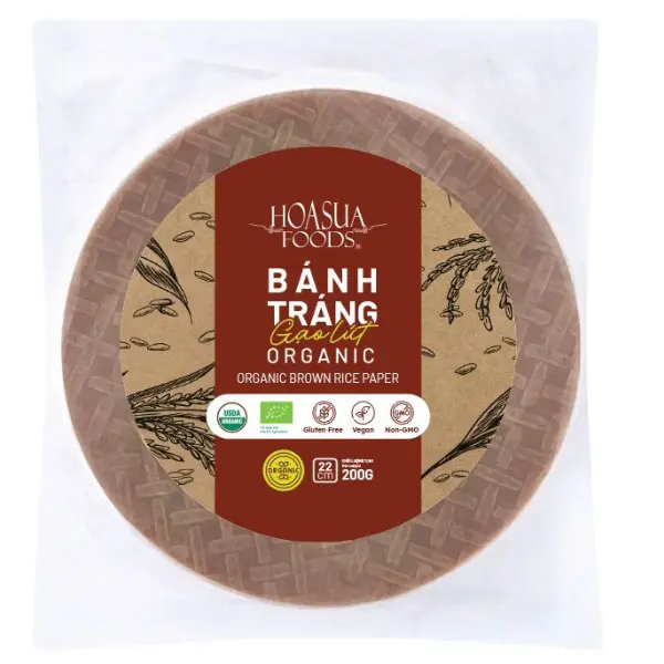 Bánh Tráng Gạo Lứt Hoa Sữa 200gram