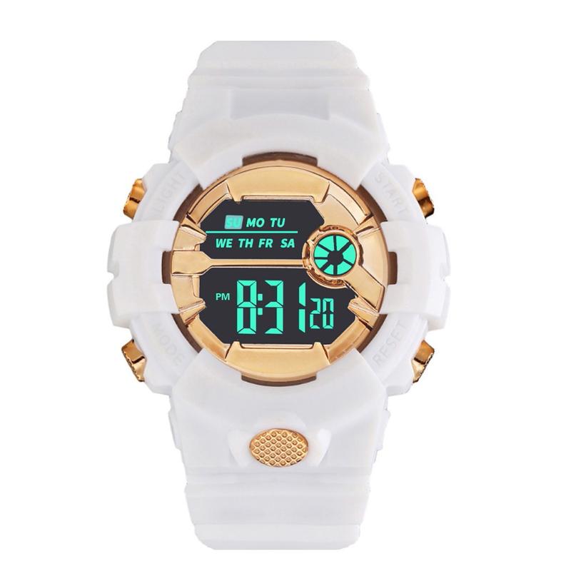 Product Introduction of Đồng Hồ Đeo Tay Thể Thao Reloj Cho Nam, Thời Trang Mới, Màn Hình Điện Tử, Không Thấm Nước, Lcd, Kỹ Thuật Số, Đồng Hồ Bấm Giờ, Ngày Tháng, Cao Su 46