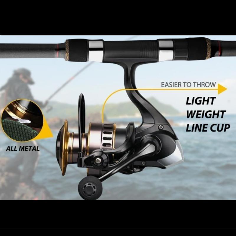 Product Introduction of Fishing Reel, Lightweight Metal Frame Smooth & Sturdy Fishing Reel, Rotating Saltwater Freshwater Fishing Reel, Fishing Accessories 2