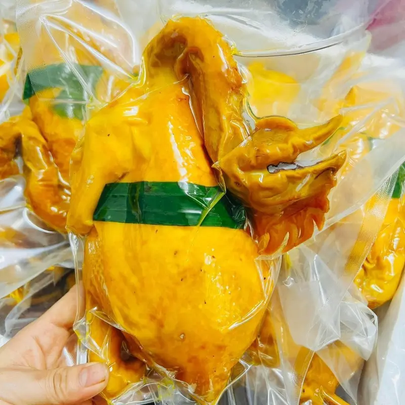 GÀ Ủ MUỐI NHÀ LÀM - 1 CON 1,2-1,4kg - TƯƠI NGON ĐẢM BẢO - NÓI KHÔNG VỚI GÀ ĐÔNG LẠNH Thức Ăn 5