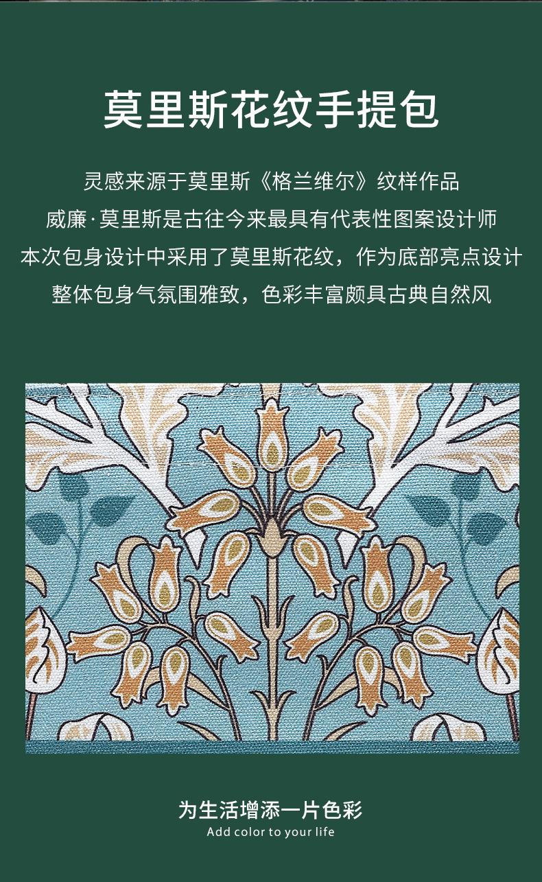 Product Introduction of Women's Bag Women's Bag Thick Retro Canvas Bag Custom in Stock Three-Dimensional Canvas Reticule Environmental Protection Shopping Bag Canvas Tote Bag 1