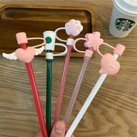 Gambar 【Apligod】Dustproof Silicone Straws Cover Creative Cute Silicone Environmental Protection Straw Plug Straw Baby Kids Water Cup Accessories COD - 6 dari Apligod Kota Bekasi 5 Tokopedia