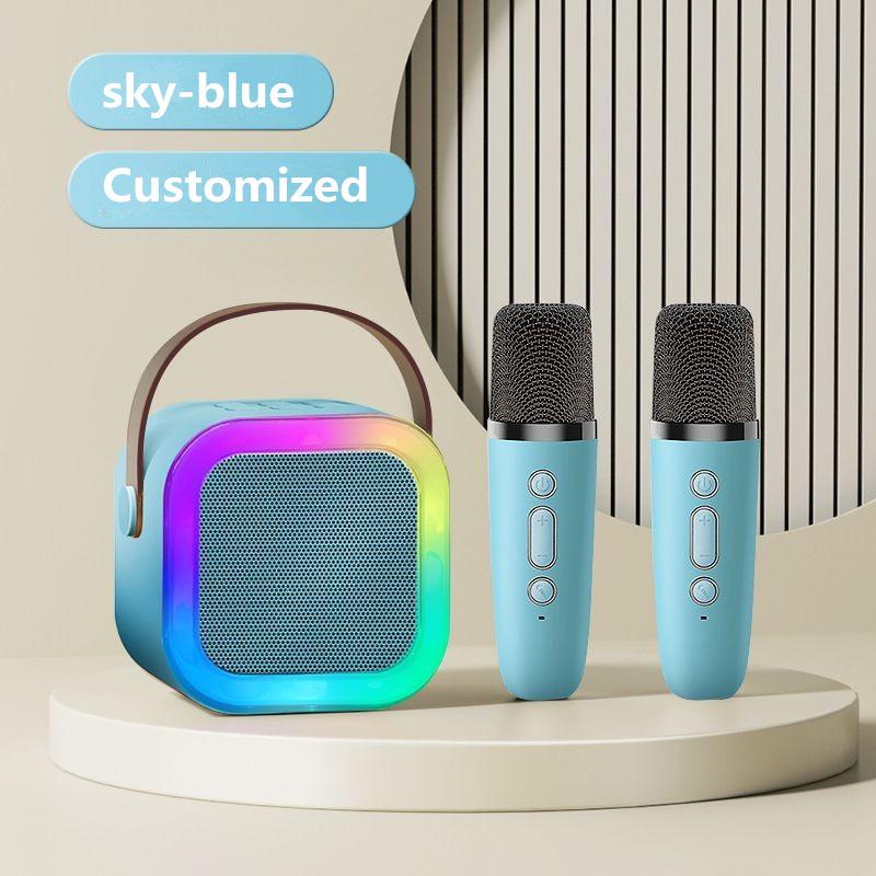 New Bluetooth speaker, microphone, all-in-one handheld small speaker, home portable outdoor karaoke Bluetooth small speaker 1