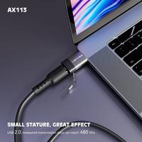 Gambar LENYES AX113 OTG Adapter USB To Type C Connector Converter Data Plug & Play dari LENYES INDONESIA Kota Administrasi Jakarta Pusat 2 Tokopedia