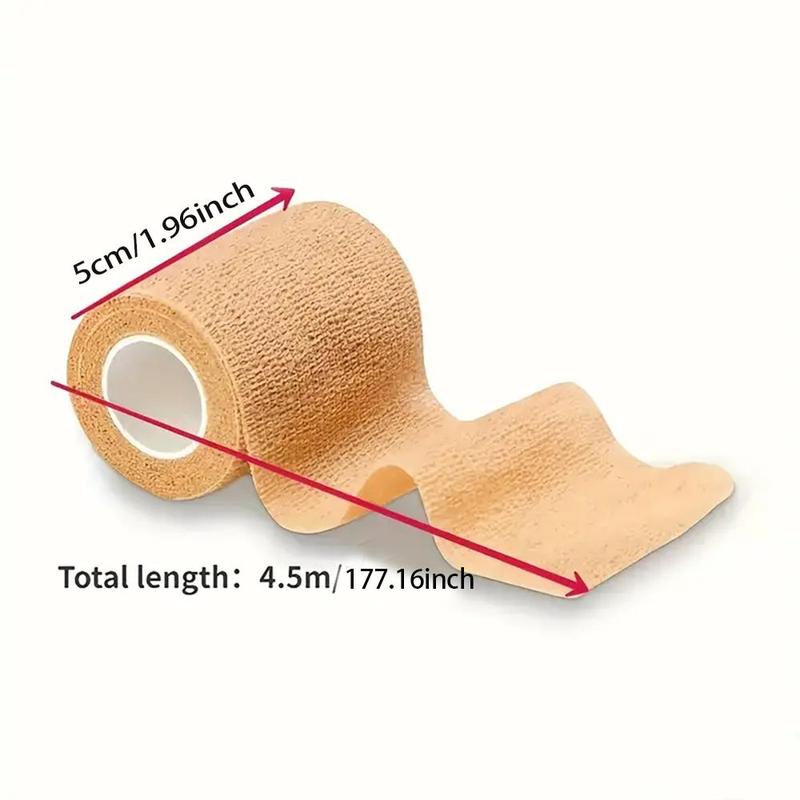Product Introduction of Self Adhesive Elastic Sports Bandage, 6 Counts/set Elastic Sports Bandage, Sports Protector for Wrist, Ankle, Elbow, Knee, Shoulder, Neck 1