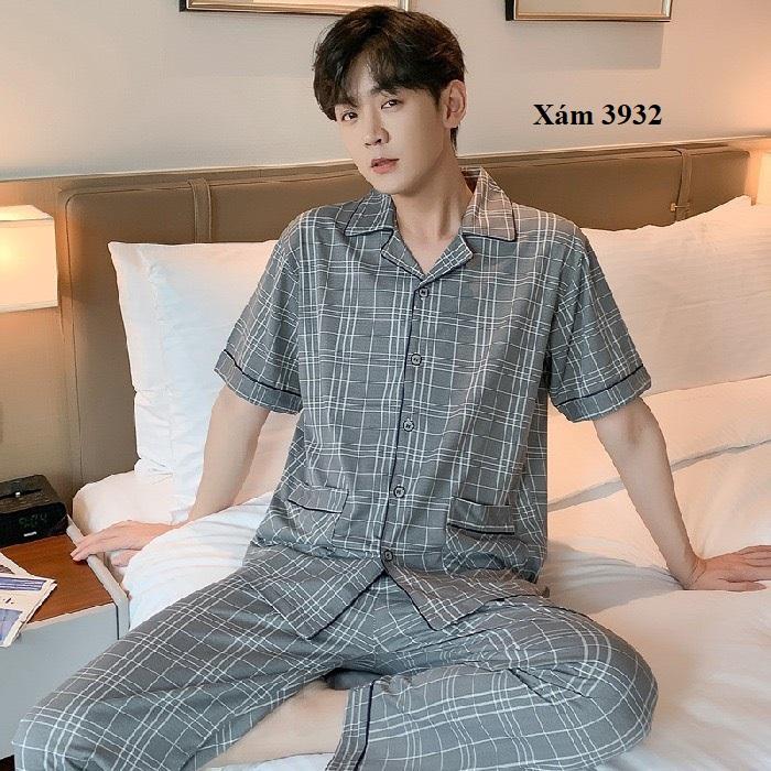 Product Introduction of Bộ pyjama nam tay ngắn quần dài phối họa tiết thời trang mặc nhà vải cotton cao cấp NG1282 - Thời Trang Dương 35