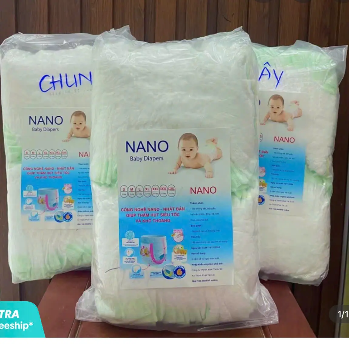 kèm QUÀ ' com bo 150 chiếc bỉm quần,CHUN MÂY   fom bo , mặt lưới 5d, thấm hút 1000ml-1,200ml
