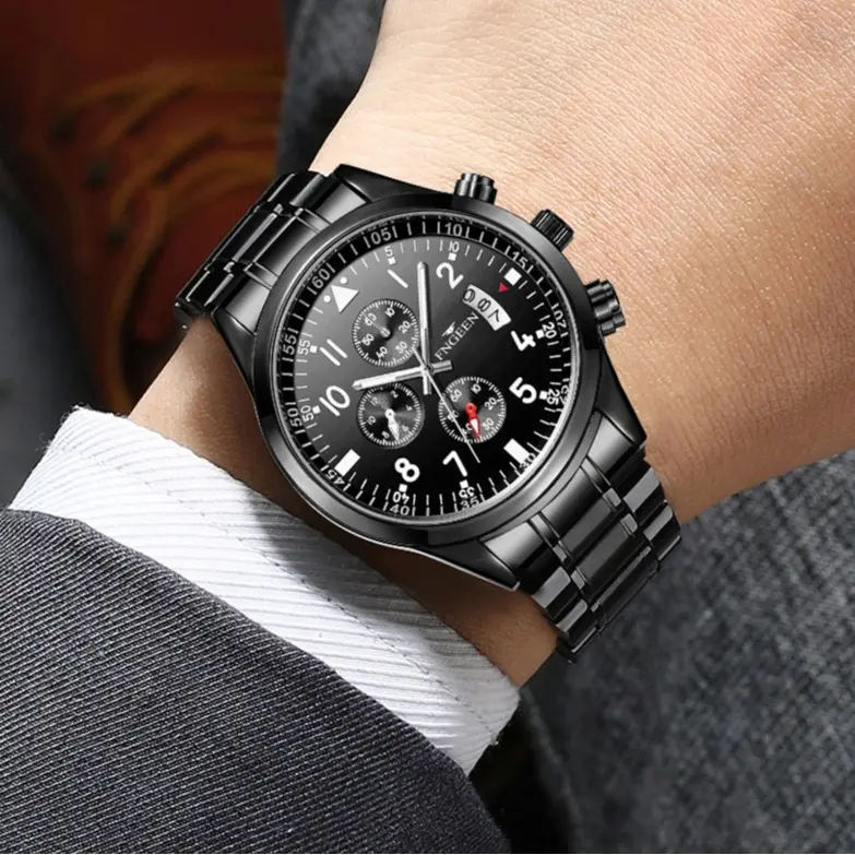 Đồng hồ thời trang AF50 - Thời trang, sang trọng Baỏ hành 12 tháng + tặng 01 nhẫn - Watch Nam Đeo Tay Voi hanboro 3