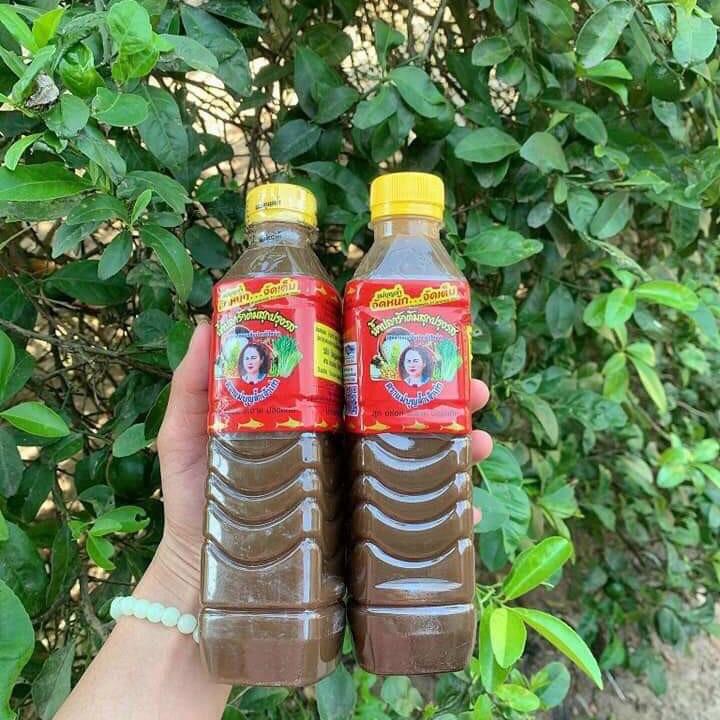  Combo 5 chai Mắm Thái nắp vàng trộn gỏi đu đủ sụm tằm gỏi ba khía Thái Lan gỏi tôm cua Thái Lan chua cay chai 400ml 