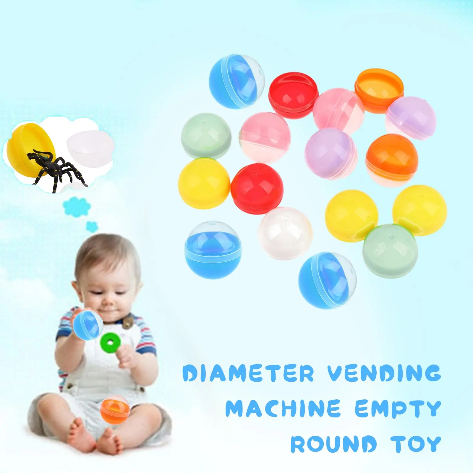 Plastic Twisted Ball Toys Transparent Twisted Ball Ball Machine Twisted Ball Twisted Special Pp W8N8
