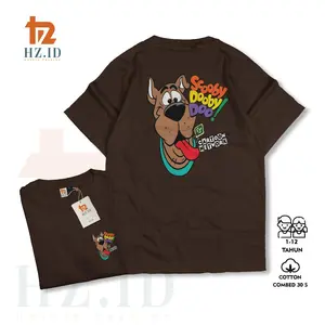 Baju Kaos Anak Scoob the Dog Laki Laki Perempuan Katun Combed 30s usia 1-12Thn