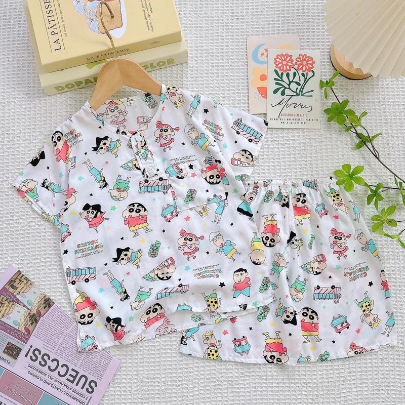 Bộ ngủ Tole bé trai Tay ngắn quần đùi từ 9 -35kg 2