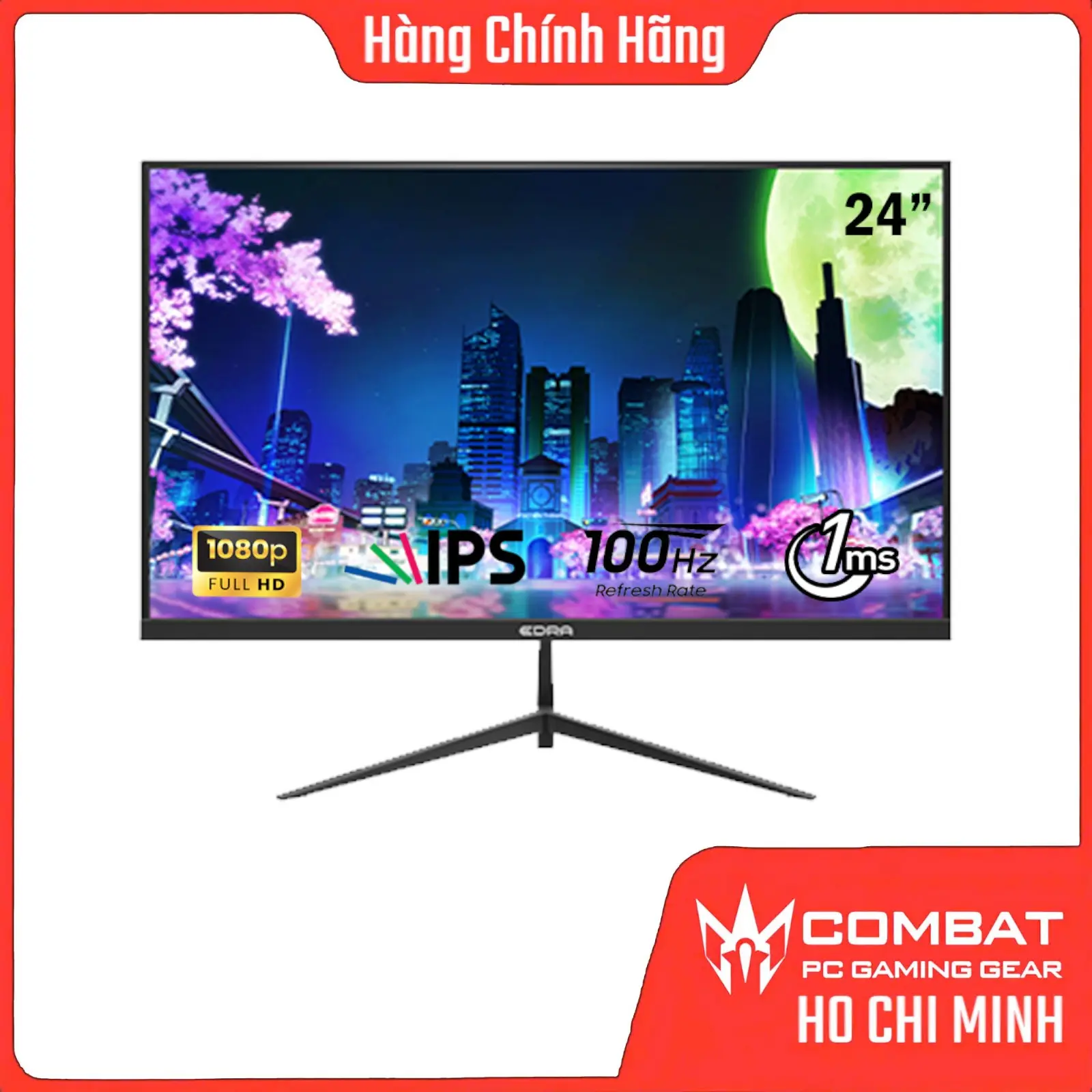 Màn Hình EDRA EGM24F100PV 24"/ FHD/ IPS/ 100Hz/ 1ms - Hàng chính hãng