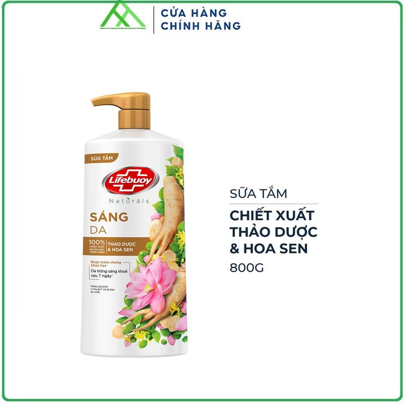 Sữa Tắm Lifebuoy Detox Thảo Dược & Hoa Sen 800G