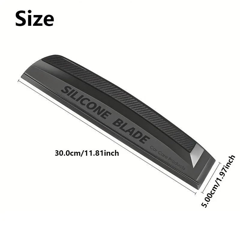 Car Window Squeegee, Non-scratch Soft Silicone Handy Squeegee, Water Window Wipe Dry Blade 1